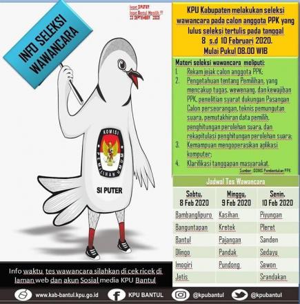 Jadwal Pelaksanaan Test PPK Kabupaten Bantul 